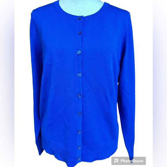 Charter Club Sweaters - Charter Club Women's Blue Crew Neck Sweater
